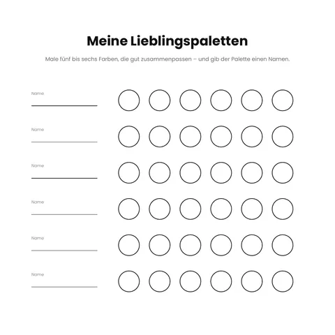 Buchseite: Palettenplaner