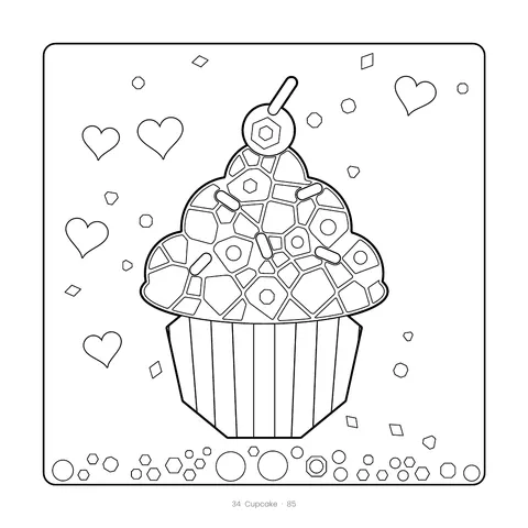 Book page: Cupcake